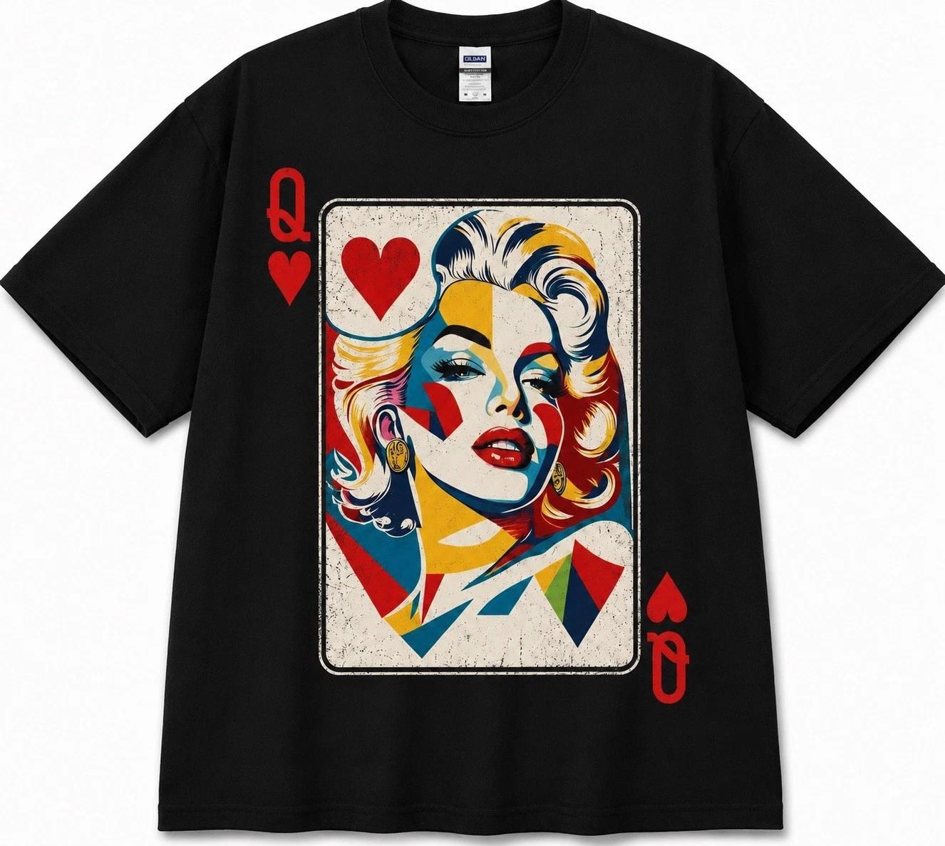 Artistic Retro Portrait Graphic Tee Unisex S