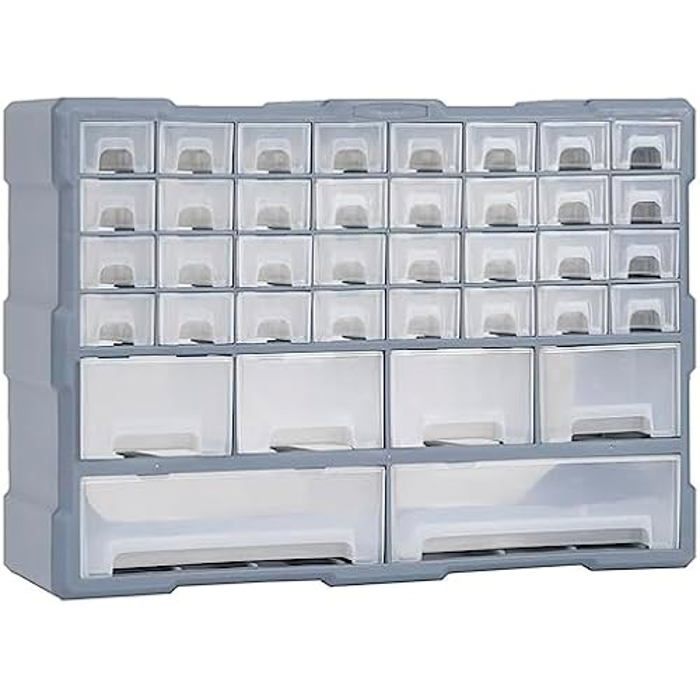 Organisateur Multi-tiroirs - VIDAXL - 40 Tiroirs - Boîte à Coudre - Armoire de Rangement - Outils