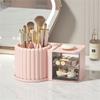 Large Capacity Rotating Pen Holder Desktop Drawer Makeup Organizer Stationery Box Case School Office Desk Storage Shelf