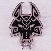 Nordic Viking Fenrir Wolf Head Brooch
