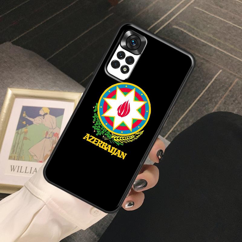 Azerbaijan Flag Funda For Xiaomi Redmi Note 14 13 Pro 9 10 11 12 Pro 10S 11S 12S Redmi 14C 13C 10C 12C Case