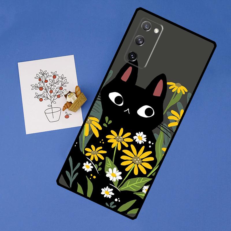 Daisy Flower Phone Case For Samsung Galaxy S25 Ultra S9 S10 S20 S21 S22 Plus S23 Ultra S24 FE Back Cover
