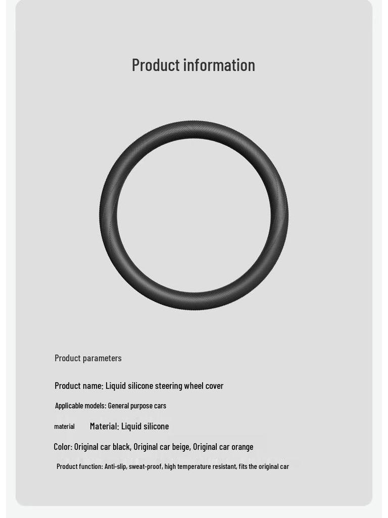 Ultradünne Silikon-Lenkradabdeckung: Rutschfester Griff, Schweißabsorbierende Passform für ideale L9/L8/L7/One Automodelle