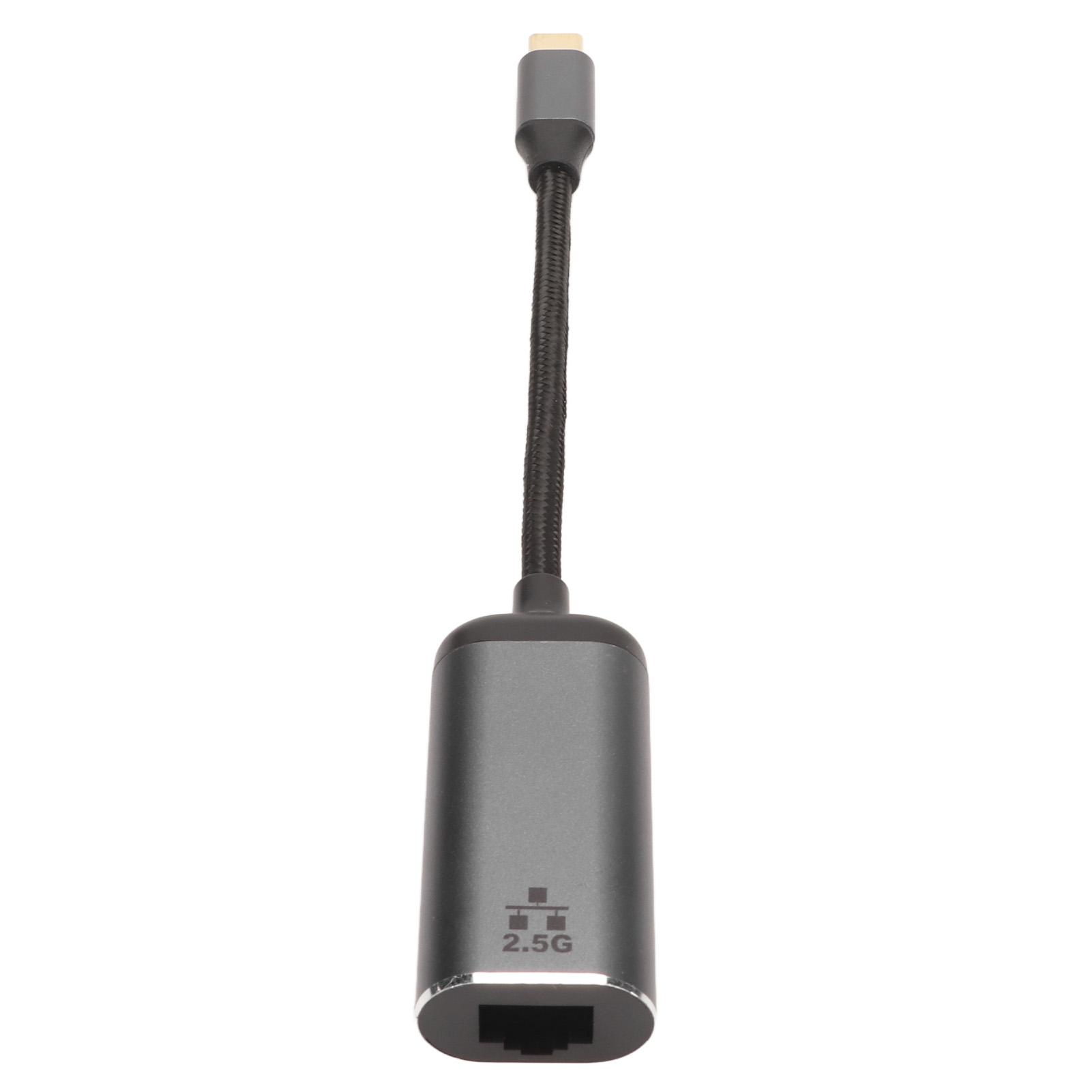 

Адаптер USB C до Ethernet Високошвидкісний Plug and Play USB Type C до RJ45 2.5G Gigabit Ethernet LAN