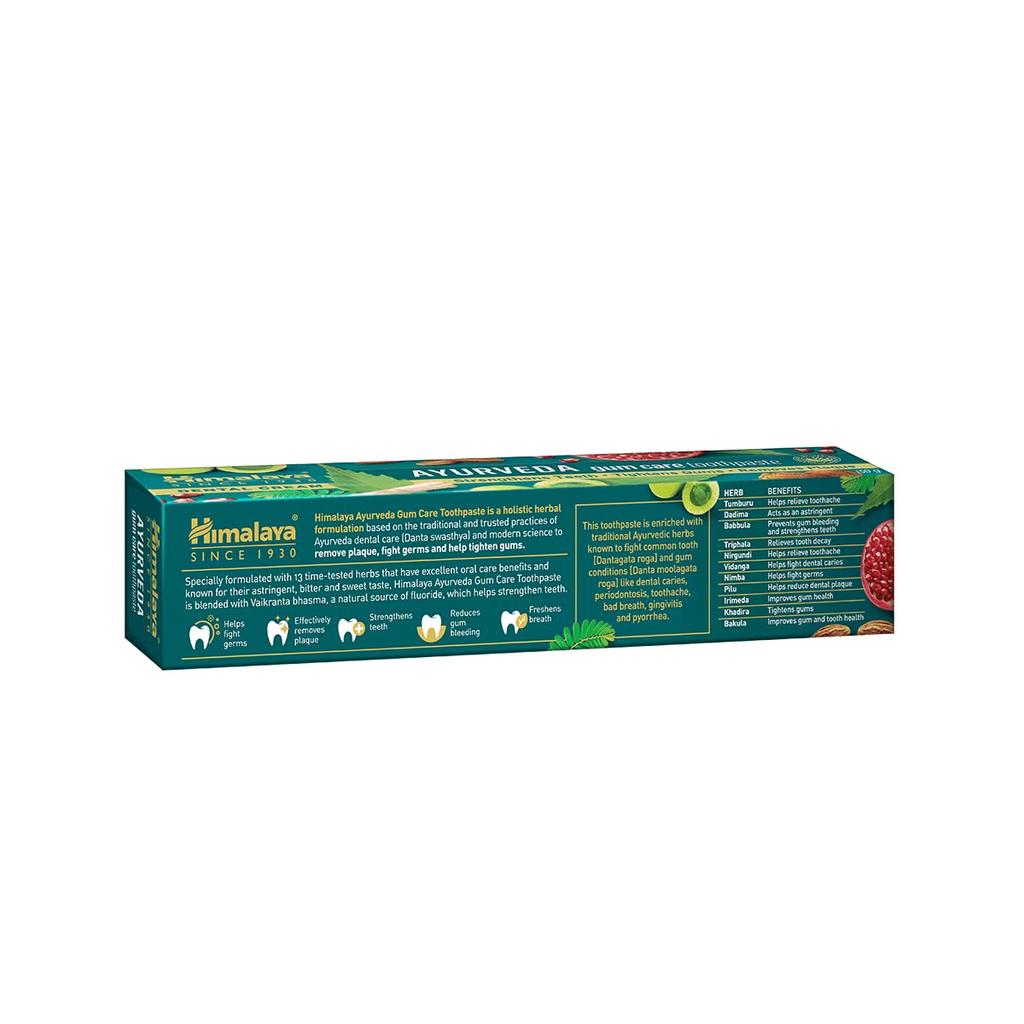 Himalaya Ayurveda Zahnfleischpflege Zahnpasta 150g - Kräuterzahnpasta für gesundes Zahnfleisch, reduziert Blutungen, 13 natürliche Kräuter, fluoridfrei