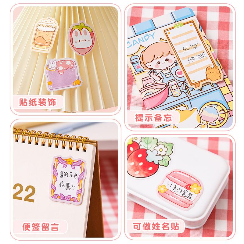 Gift Cartoon Creative Combination Handbook High Looking Note Paper Cute N Times Stickers Decorative Message Lovely Memo Pad