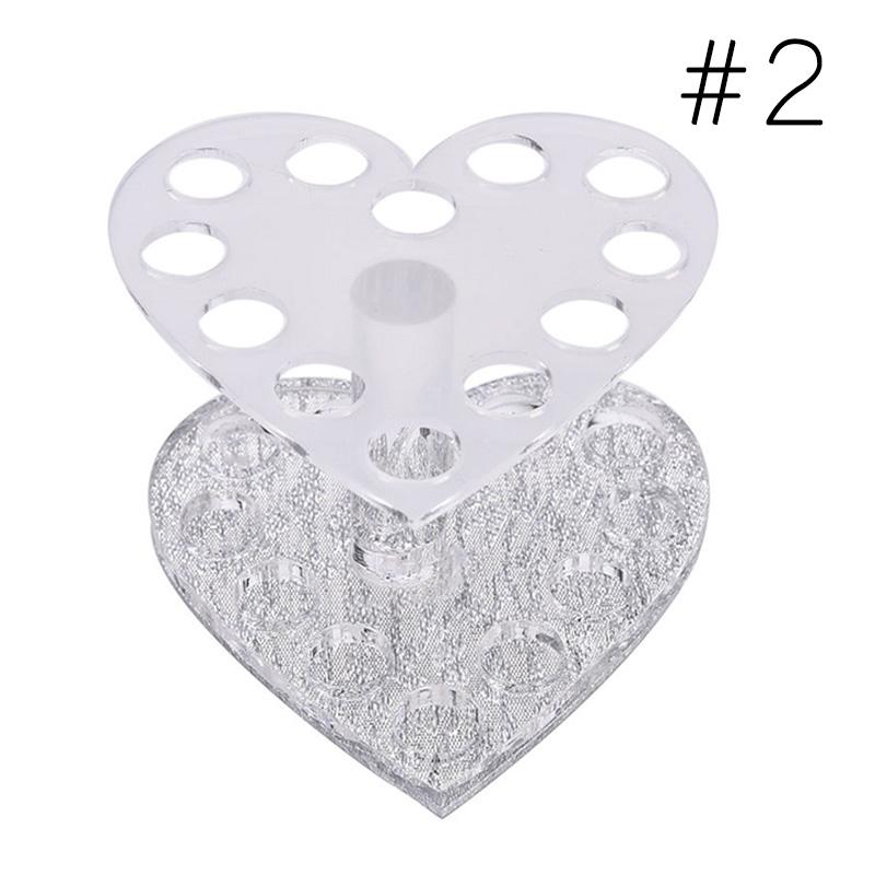 

Лак для нігтів Тримач для пензля Поличка для нігтів Ручка Дисплей Макіяж Нейл-арт Акрил УФ Гель Тримач для ручки Органайзер Пензлик Дисплей срібний