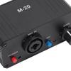 Mikrofonvorverstärker, Mikrofon-Gain-Verstärker, Audio-Booster, Hoher Gain, 48V Phantomspeisung, XLR-Ausgang, für Dynamische und Kondensatormikrofone