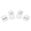Adhesive Remote Control Holder Hooks Wall Mounted Storage Clips for Organizing Small Electronic Devices and Accessories Easy Installation