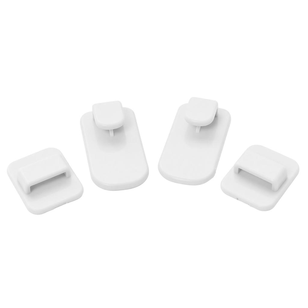 Adhesive Remote Control Holder Hooks Wall Mounted Storage Clips for Organizing Small Electronic Devices and Accessories Easy Installation