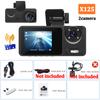 3Camera Car DVR 1080P Video Recorder WIFI Dash Cam for Car Front and Rear View Camera for Vehicle Night Vision Car Assecories