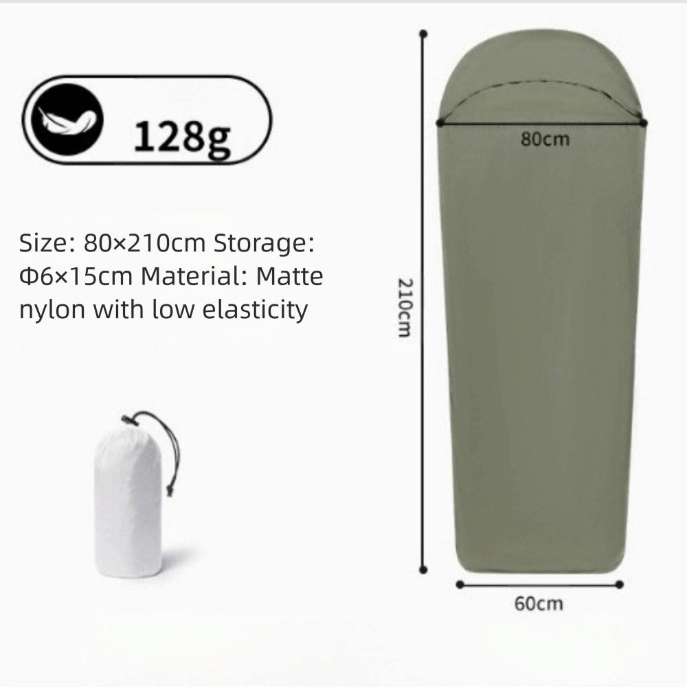 Ultralight Sleeping Bag Liner Warm Nylon Sleeping Bags Inner Liner Single Travel Hotel Camping Sheet Travel Hiking Camping