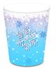 Blue Snowflake Disposable Tableware Blue Snow Plates Cups Napkins Merry Christmas Girls Happy Snow Theme Birthday Party Supplies