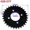 428/420 Chains 25T/31T/32T/41T/48T 48MM Sprockets Rear Back Sprocket Cog For ATV Quad Pit Dirt Bike Buggy Go Kart Motorcycle