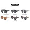 Polarized Tr90 Sunglasses For Men Women Uv400 Light Grey Sun Protection Driving Fashion