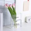 Acrylic Book Design Flower Jar Powerful Substance Prevents Accidents in Family Condition Safe for Child Pet Friendly