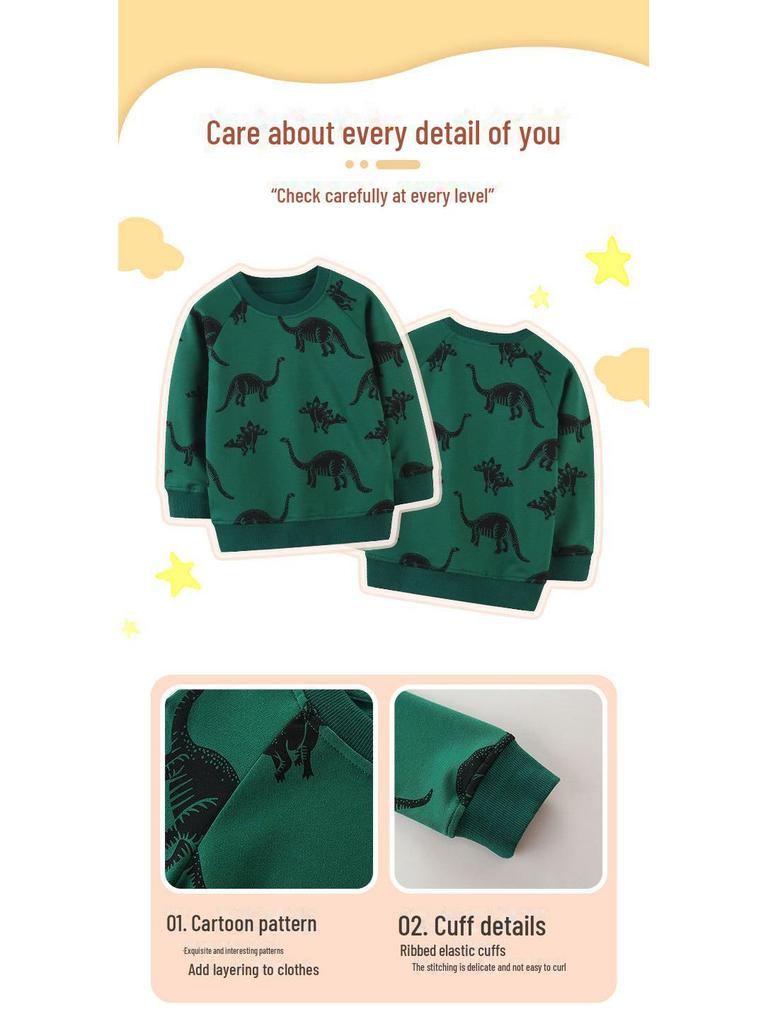Sudadera de Otoño de Manga Larga para Niños de Estilo Europeo y Americano - Nueva Llegada