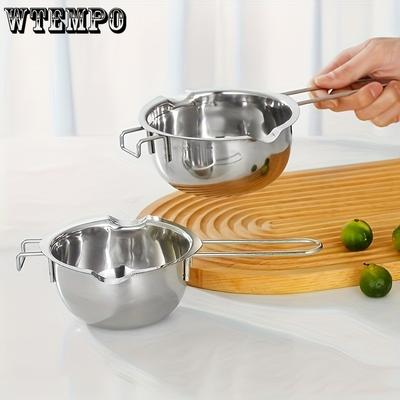 1pc Double Boiler Pot Chocolate Melting Pot Butter Warmer For Oil Heating Wax Melting Kitchen Utensils Kitchen Gadgets Kitchen Accessories