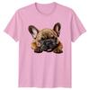 French Bulldog Puppy Sleep Animals Dogs Unisex Unisexs Graphic Tee
