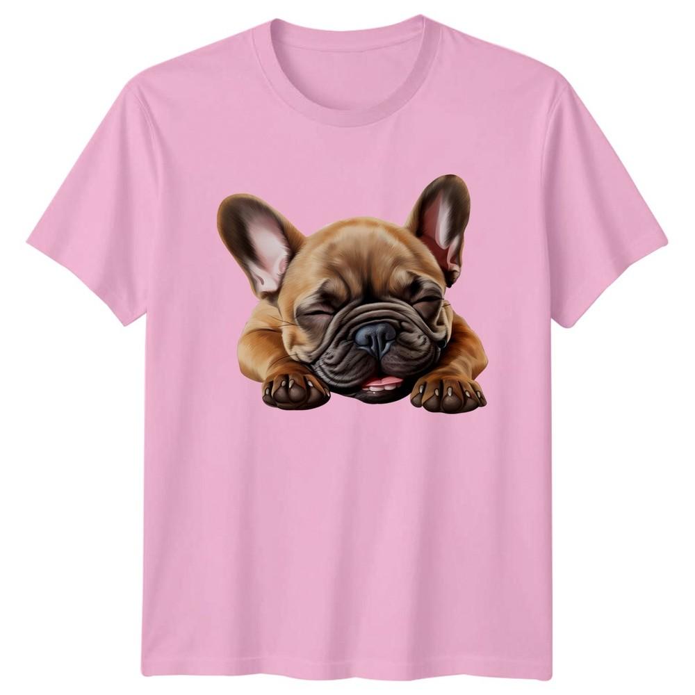 French Bulldog Puppy Sleep Animals Dogs Unisex Unisexs Graphic Tee