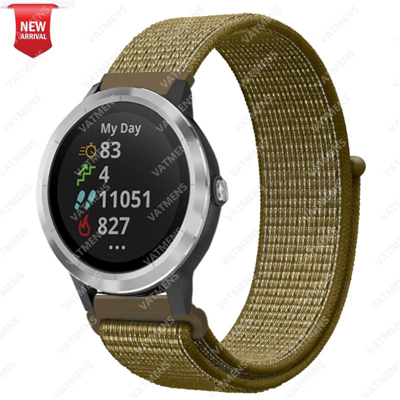 20mm 22mm Nylonarmband für Garmin Venu SQ 2 2s Forerunner 645 Smartwatch-Armband Armband Garmin Vivoactive 3 4 Armband