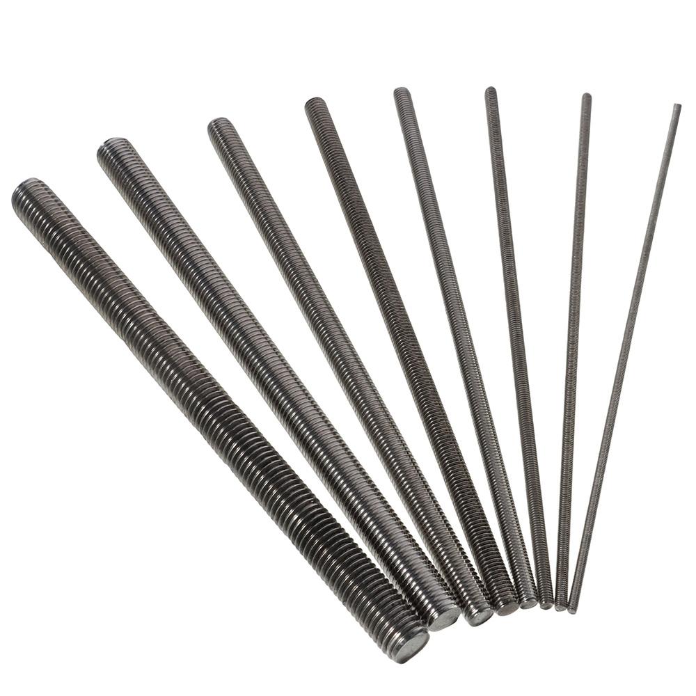 1 ks 250 mm závitové tyče, tyčové tyče, svorníky, kulatý šroub, svorník, odolný šroub, tyč, drát, upevnění