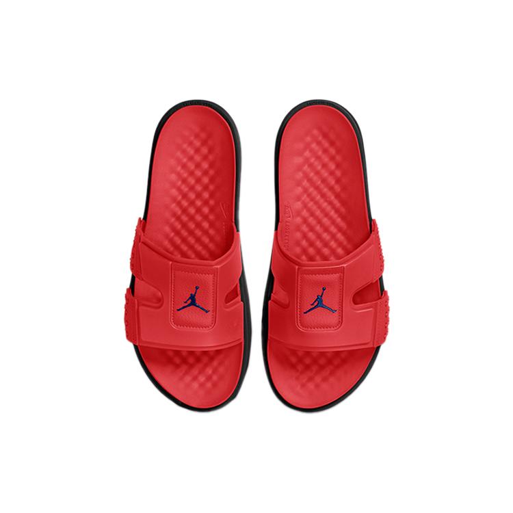 Klapki Casualowe Air Jordan Hydro 8 Colorblock Czerwono-Czarne 'Red Black' CD2803-604