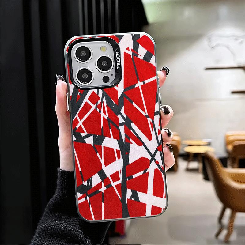 

Ударопрочный чехол для телефона с графикой Эдди Ван Халена для iPhone 17 Air 16 16E 15 Pro Max 14 Plus 13 Mini 12, задняя крышка, защита от падения iPhone 14 Pro