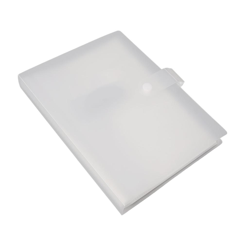 80 Slots Nail Art Sticker Storage Book Large Capacity Frosted Transparent Empty Nail Art Sticker Photo Album