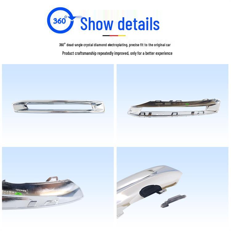 Chrome-Plated Decorative Strip for Mercedes-Benz GL500/GL550: Fog Light, Front Bumper, and Trunk Protector