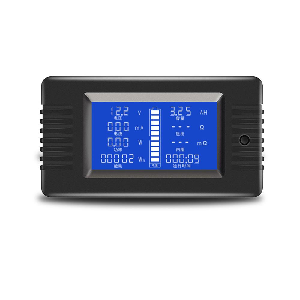 100A Shunt LCD Display DC Battery Monitor Meter 0-200V Volt Amp For Car RV Solar