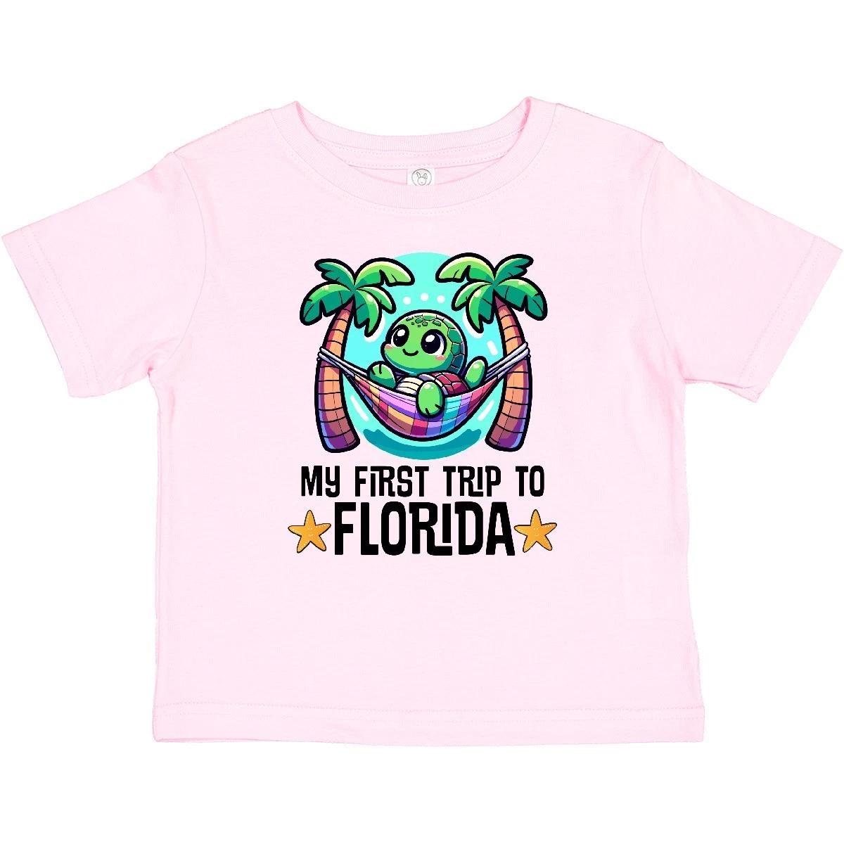 Inktastic First Trip To Florida Funny Beach Baby T-Shirt Summer Traveling Childs 130