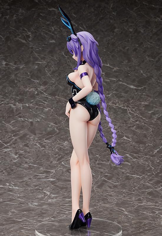 Hyperdimension Neptunia Purple Heart Bare Leg Bunny Ver. 1/4 Scale Plastic Painted Complete Figure