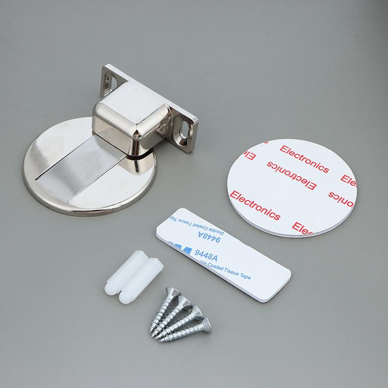 Magnetic Door Stop Stainless Steel Door Holder Stopper Hidden Door Catch Furniture Hardware Floor Door Stopper