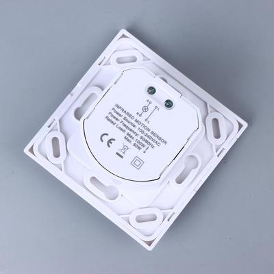 Ac 110-240V Dc 9-24V Led Pir Motion Sensor Switch 2-Wire Human Infrared Automatic Sensing Adjustable Time Delay Switch Panel