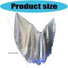 2Pcs LED Light Praise Dance Flags Praise Banners Semicircle Worship Wing Flags Worship Flags for Church Dance Banners