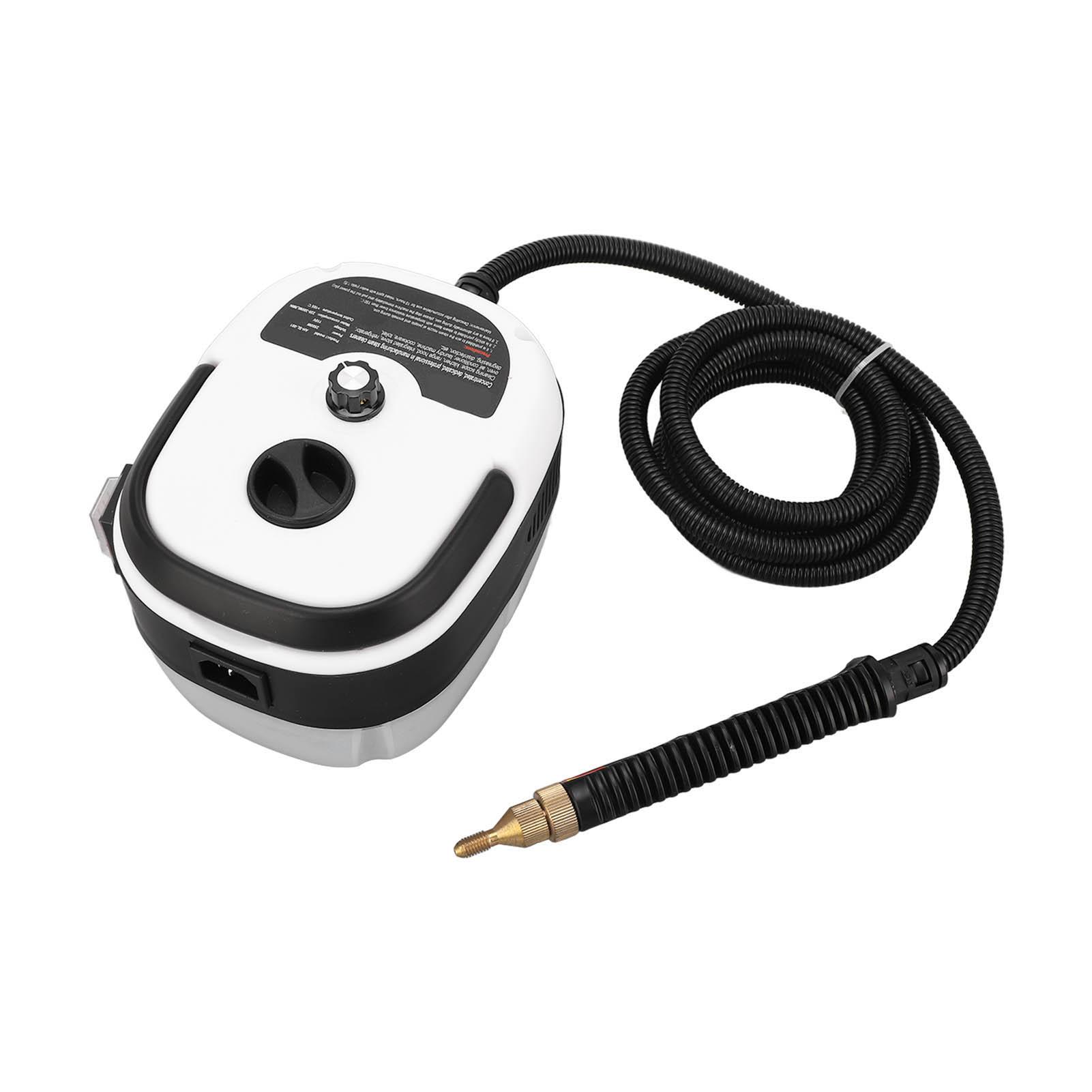 1500W Steam Cleaning Machine High Temperature High Pressure Portable Steam Cleaner 1000ML Water Tank Color: White