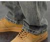Men's Retro Wide-Leg Straight Jeans - Casual Spring/Autumn Drape Trousers