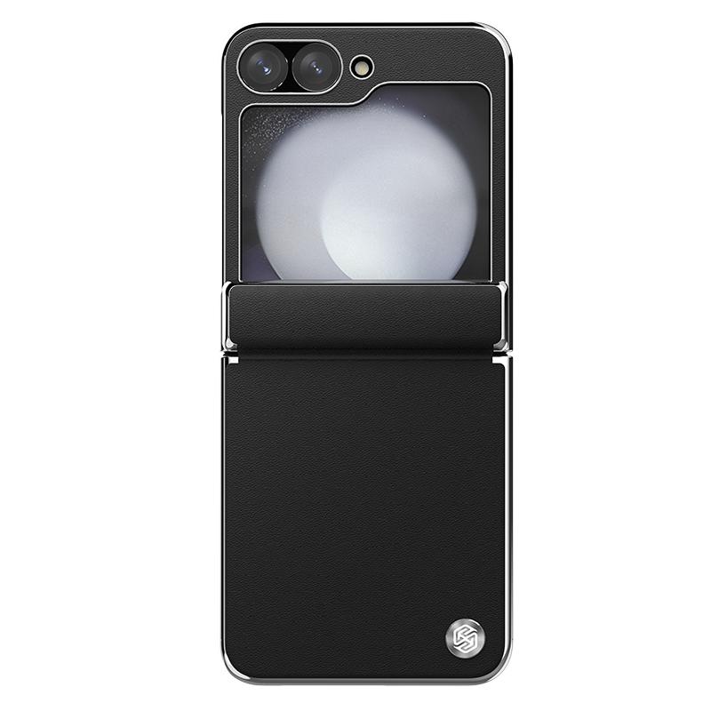 Nillkin For Samsung Galaxy Z Flip 7 FE Z Flip 6 5G Case Luxury Flip Leather Textured Ultra-Thin Elegant Stand Back Cover Galaxy Z Flip7 FE