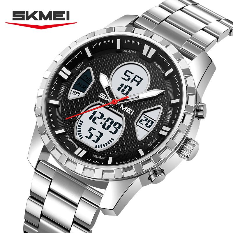 SKMEI 2516 Fashion Dual Display Sport Men's Watch Multifunction Waterproof Casual Outdoor Male Clock Gift