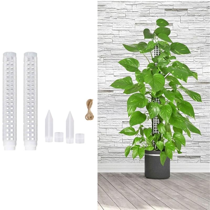 Plant Climbing Column Sphagnum Moss Poles Plant Growing Support Stand Fertilizers Plant Extension Poles Stick for Garden