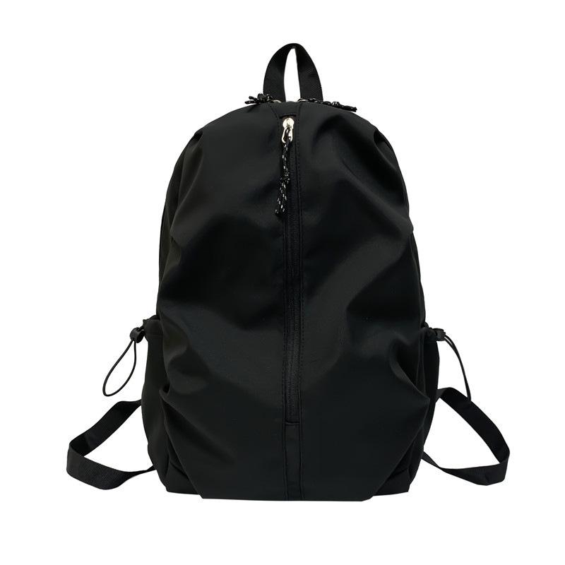Unisex High-Capacity Solid Color Travel & School Backpack