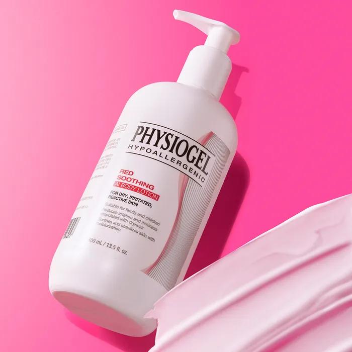 Physiogel Red Soothing AI Body Lotion 400ml + Red Soothing AI Glow Up Sun 5ml X 2