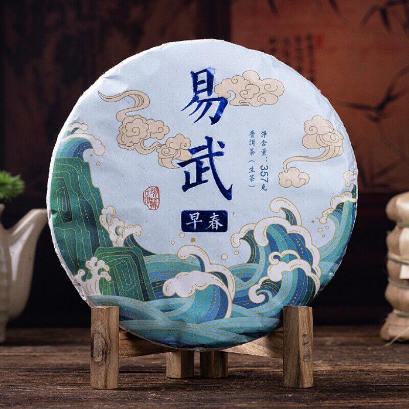 Yiwu Shengcha Dashu jarní čaj Pu'er Tea Qizi Cake Cake 357g