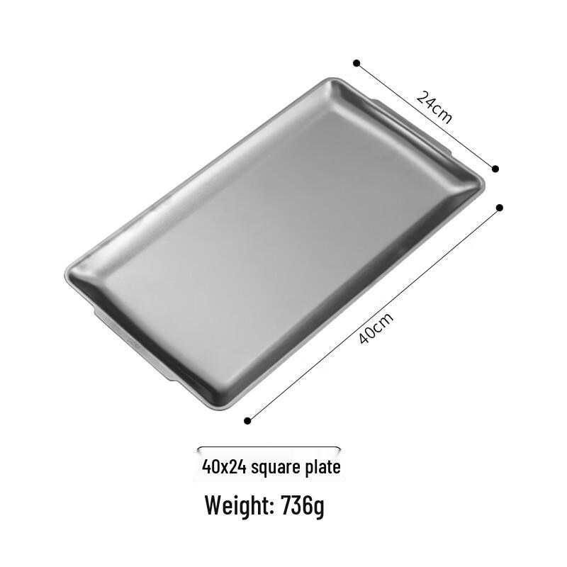 Stainless Steel Rectangular Roasting & BBQ Tray