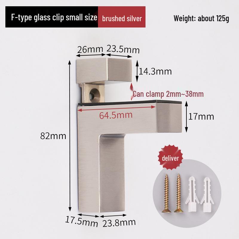Adjustable Glass Shelf Clip Support Bracket