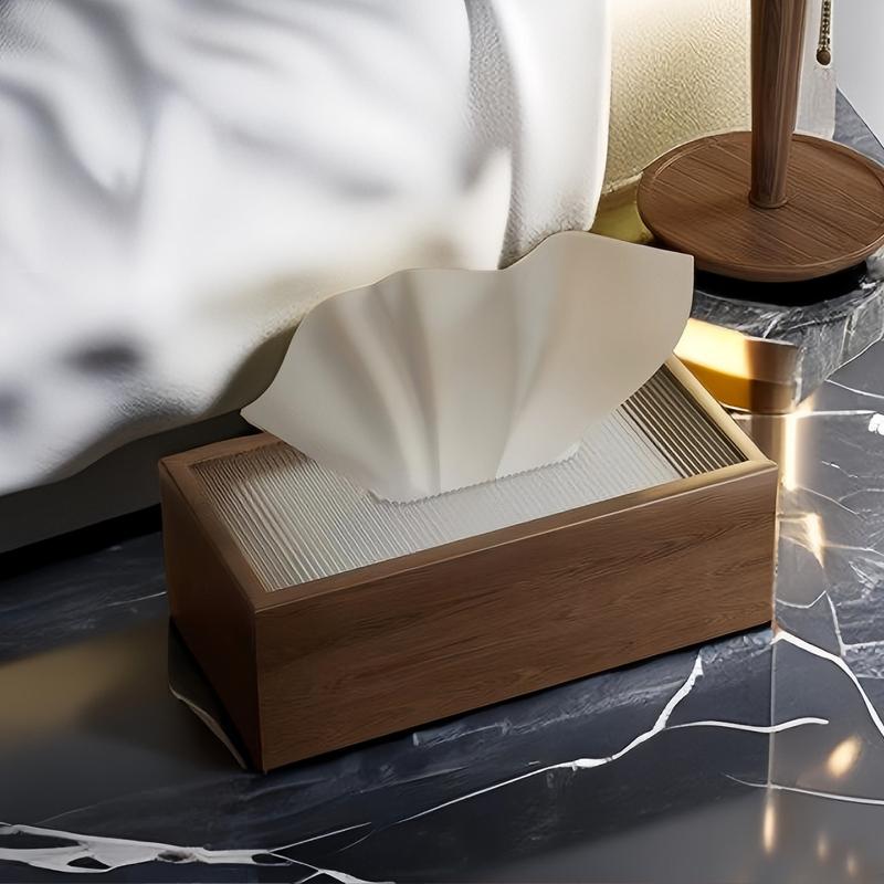Modern Acrylic Tissue Box Transparent Fashion Napkin Holder Home Decoration Living Room Desk Decor Accessories Decorative Box