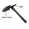 Foldable Portable Camping Shovel Outdoor Survival Engineer Shovel Multifunction Military Tactical Shovel Garden Hoe Digging Tool