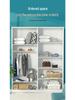 Nail-Free Retractable Storage Shelf for Closet, Kitchen, Dorm, Cabinet, or Bathroom 