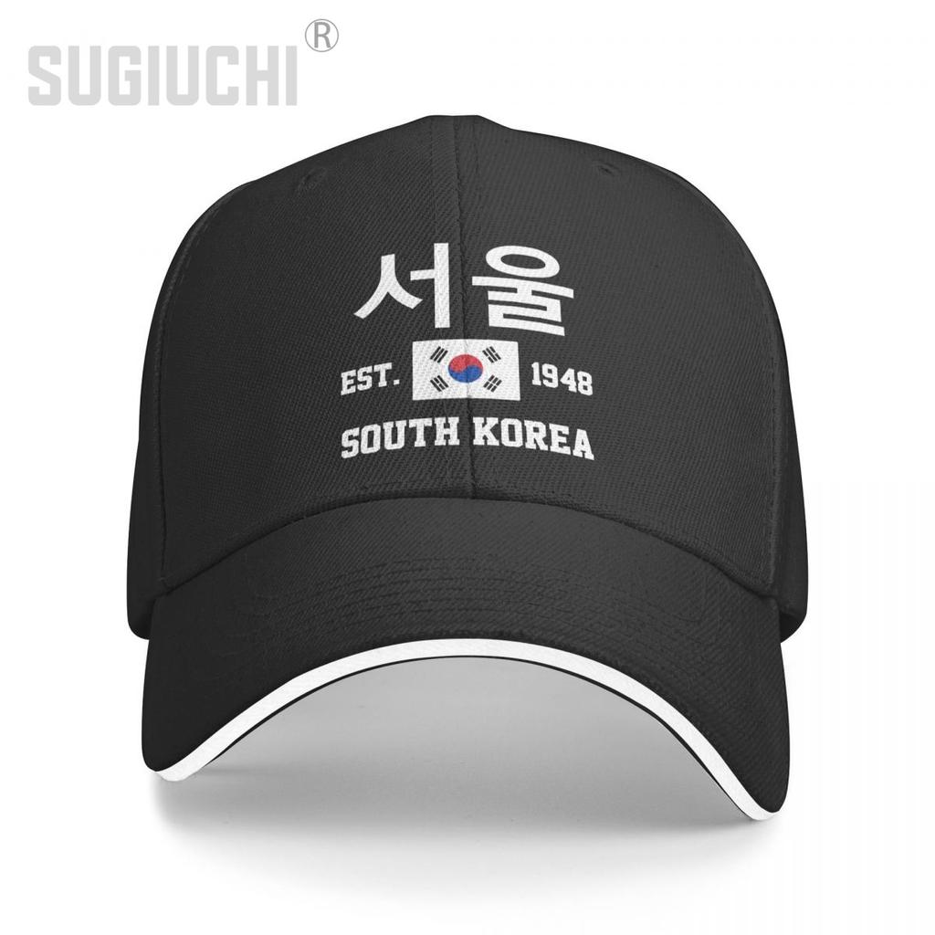 Baseball Cap South Korea EST.1948 ?? Seoul Capital Men Women Unisex Hip Hop Sandwich Caps Snapback Golf Hat Fishing